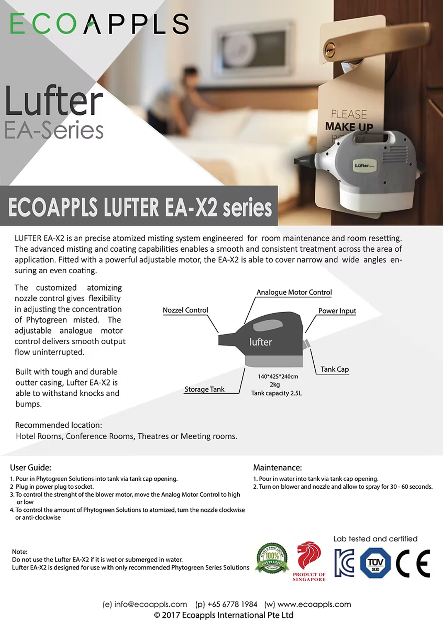 Lüfter EA-X2 Brochure